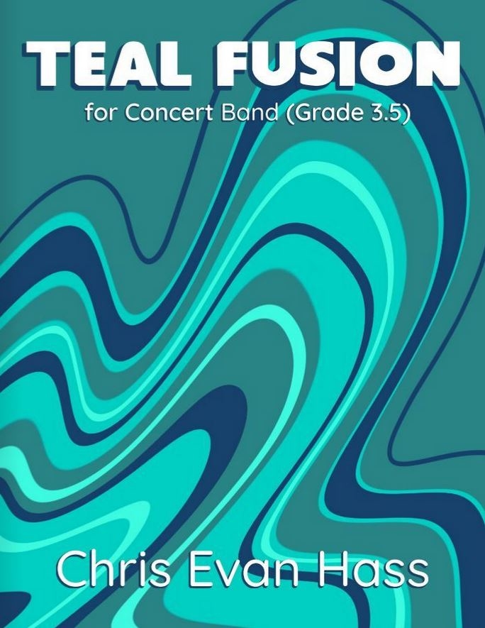 Teal Fusion - Hass - Concert Band - Gr. 3.5