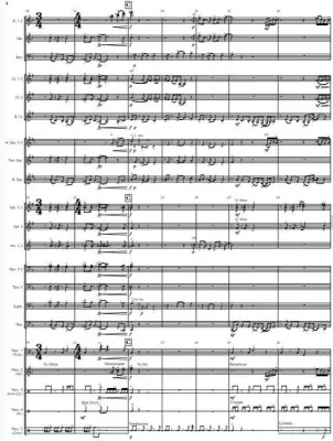 Teal Fusion - Hass - Concert Band - Gr. 3.5