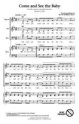 Come and See the Baby - Gray - Choral Octavo - SAB A Cappella