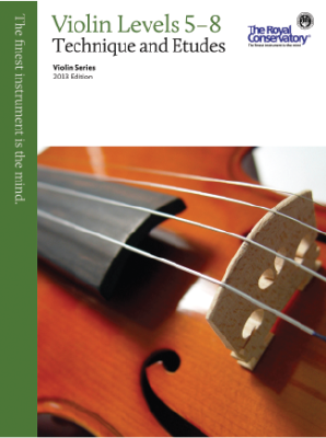 RCM Violin Technique and Etudes 5-8 - Violin Series 2013 Edition - Book