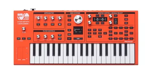 ASM - Hydrasynth Explorer 37 Key Synthesizer - Limited Edition Orange