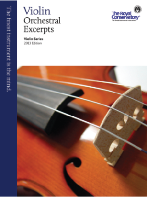 RCM Violin Orchestral Excerpts - Violin Series 2013 Edition - Book