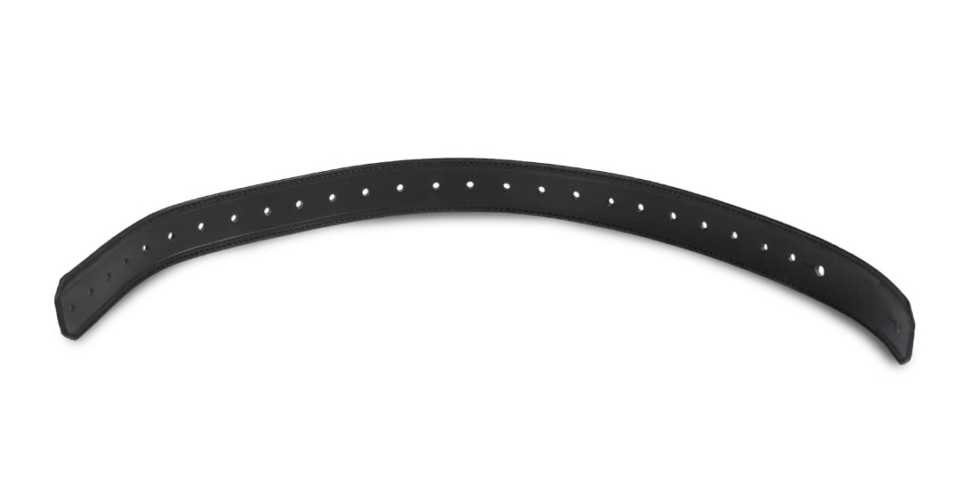 Extra Long Leather Tail for Straps - Black