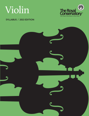 RCM Violin Syllabus, 2013 Edition