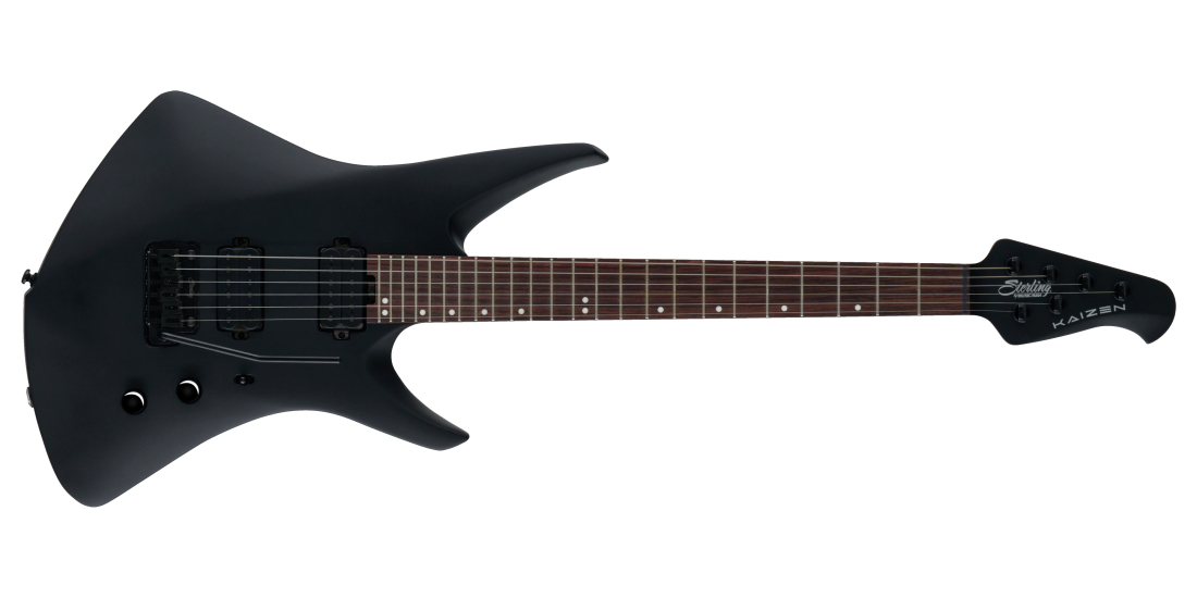 アート・デザイン・音楽 From Matt Black to Memphis Sterling By Music Man Kaizen Electric Guitar - Stealth Black