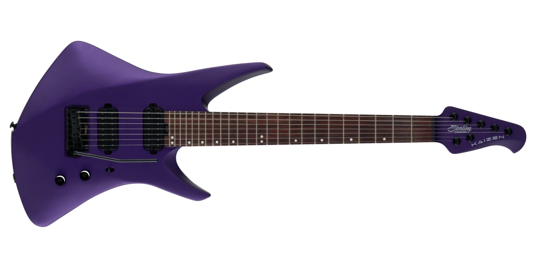 Kaizen 7-String Electric Guitar - Firemist Purple Satin