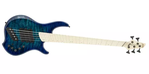 Dingwall Guitars - Combustion 5-String Electric Bass with Quilted Maple Top - Indigoburst