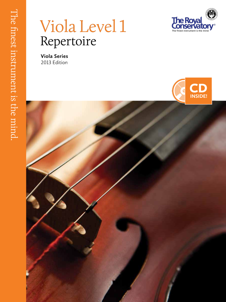RCM Viola Level 1 Repertoire - Viola Series 2013 Edition - Book/CD