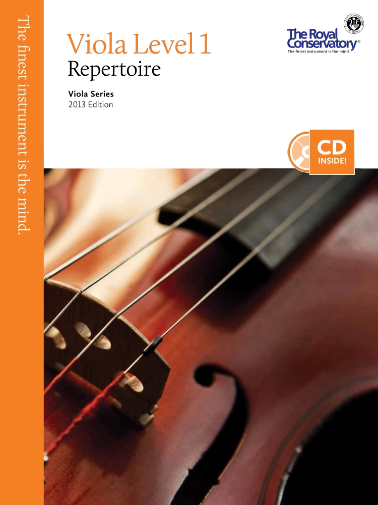 RCM Viola Level 1 Repertoire - Viola Series 2013 Edition - Book/CD