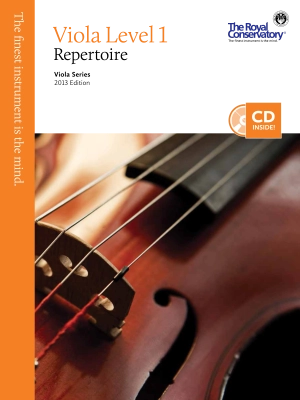 Frederick Harris Music Company - RCM Viola Level 1 Repertoire - Viola Series 2013 Edition - Book/CD