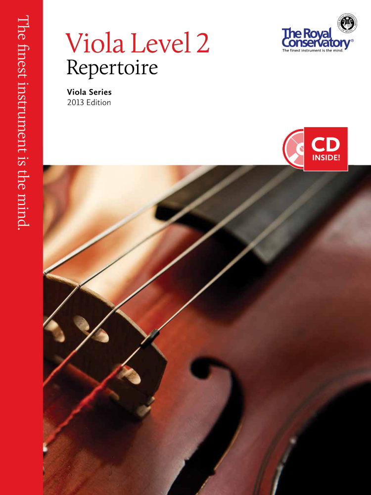 RCM Viola Level 2 Repertoire - Viola Series 2013 Edition - Book/CD