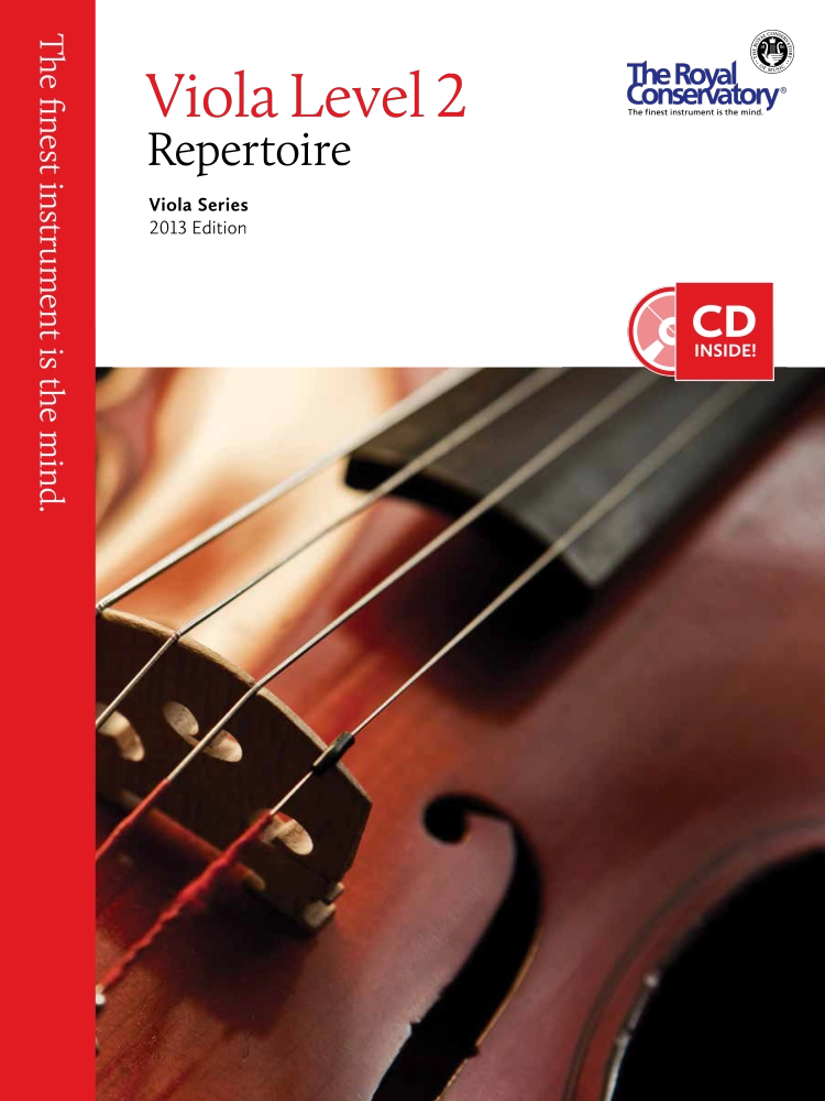 RCM Viola Level 2 Repertoire - Viola Series 2013 Edition - Book/CD