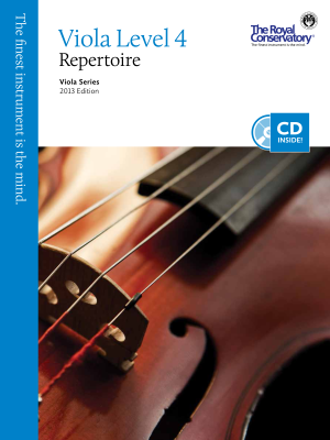 RCM Viola Level 4 Repertoire - Viola Series 2013 Edition - Book/CD