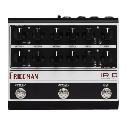 Friedman Amplification - IR-D 2-Channel Tube Preamp Pedal