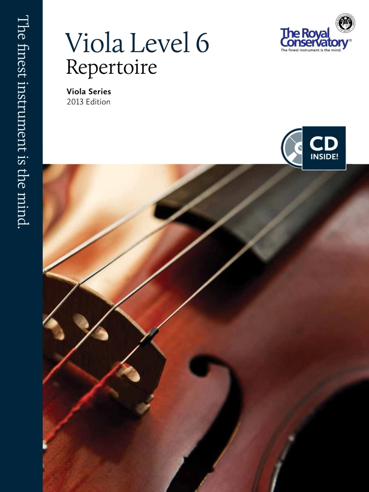 RCM Viola Level 6 Repertoire - Viola Series 2013 Edition - Book/CD