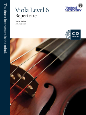 Frederick Harris Music Company - RCM Viola Level 6 Repertoire - Viola Series 2013 Edition - Book/CD