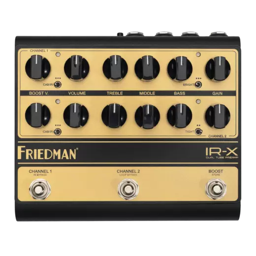 Friedman Amplification - IR-X 2-Channel Tube Preamp Pedal