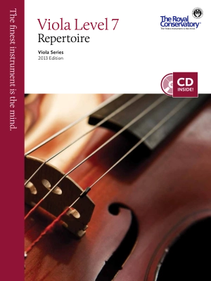 Frederick Harris Music Company - RCM Viola Level 7 Repertoire - Viola Series 2013 Edition - Book/CD