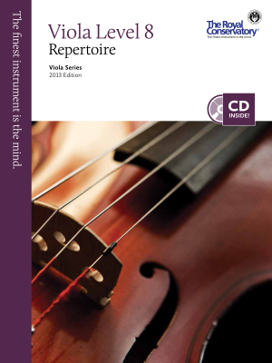 Frederick Harris Music Company - RCM Viola Level 8 Repertoire - Viola Series 2013 Edition - Book/CD