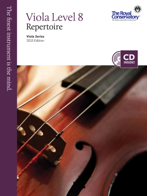 Frederick Harris Music Company - RCM Viola Level 8 Repertoire - Viola Series 2013 Edition - Book/CD