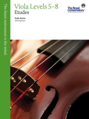 Frederick Harris Music Company - RCM Viola Etudes Level 5-8 - Viola Series 2013 Edition - Book