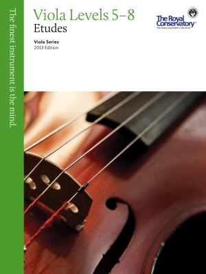 RCM Viola Etudes Level 5-8 - Viola Series 2013 Edition - Book