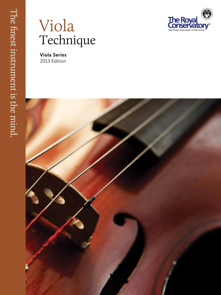 RCM Viola Technique Preparatory-Level 10 - Viola Series 2013 Edition - Book