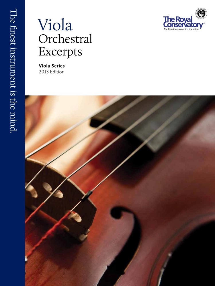 RCM Viola Orchestral Excerpts - Viola Series 2013 Edition - Book