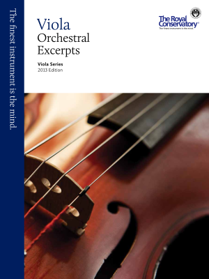 RCM Viola Orchestral Excerpts - Viola Series 2013 Edition - Book