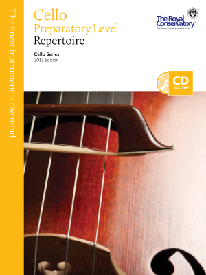 RCM Cello Preparatory Level Repertoire - Cello Series 2013 Edition - Book/CD