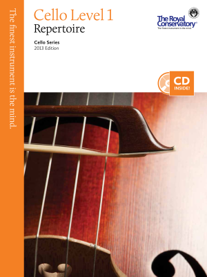 RCM Cello Level 1 Repertoire - Cello Series 2013 Edition - Book/CD