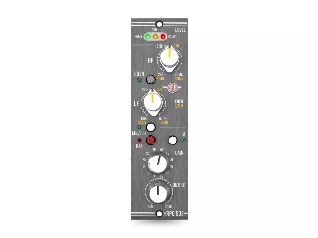 RPQ503 500 Series Mic Preamp & EQ