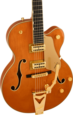 Synchromatic Nashville Hollow Body Single-Cut with Bigsby, Ebony Fingerboard - 50\'s Orange Stain