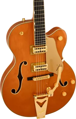 Synchromatic Nashville Hollow Body Single-Cut with Bigsby, Ebony Fingerboard - 50\'s Orange Stain