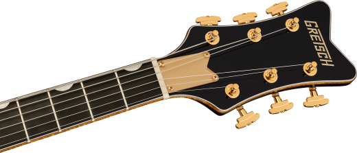 Synchromatic Falcon Hollow Body Single-Cut with Bigsby, Ebony Fingerboard - Black