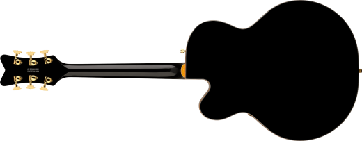 Synchromatic Falcon Hollow Body Single-Cut with Bigsby, Ebony Fingerboard - Black
