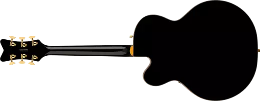 Synchromatic Falcon Hollow Body Single-Cut with Bigsby, Ebony Fingerboard - Black