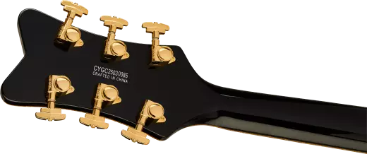 Synchromatic Falcon Hollow Body Single-Cut with Bigsby, Ebony Fingerboard - Black