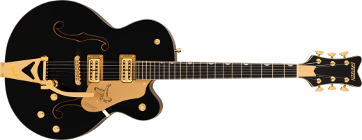 Gretsch Guitars - Synchromatic Falcon Hollow Body Single-Cut with Bigsby, Ebony Fingerboard - Black