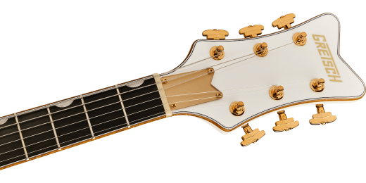 Synchromatic Falcon Hollow Body Single-Cut with Bigsby, Ebony Fingerboard - White