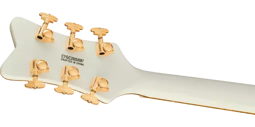 Synchromatic Falcon Hollow Body Single-Cut with Bigsby, Ebony Fingerboard - White