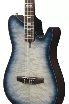 FRH20 Nylon Acoustic/Electric Guitar - Cosmic Blue Sunburst Low Gloss