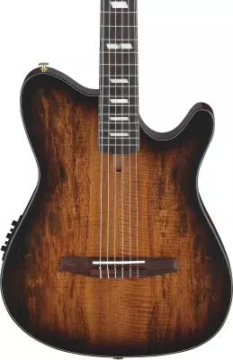 FRH20 Nylon Acoustic/Electric Guitar - Tobacco Burst Low Gloss