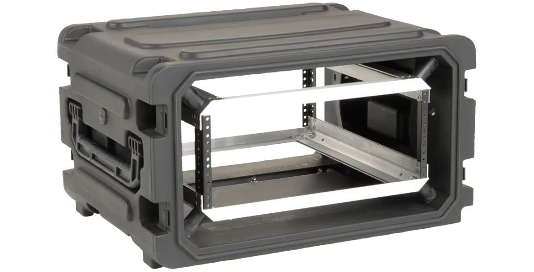 4U 20-inch Deep Rolling Shock Rack Case