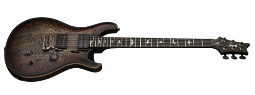40th Anniversary Custom 24 Satin Electric Guitar with Hardshell Case - Charcoal Tri-Color Burst