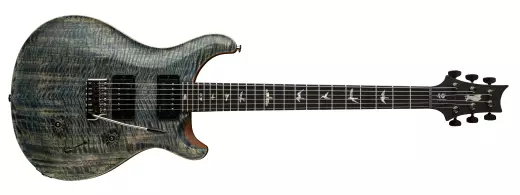 PRS Guitars - 40th Anniversary Custom 24 Satin Electric Guitar with Hardshell Case - Faded Whale Blue