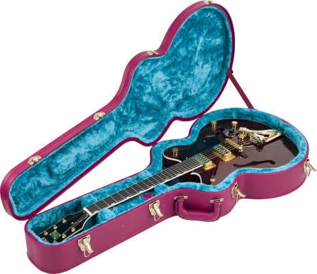 Limited Edition Abbey Road Studiomatic Hollow Body Electric Guitar with Bigsby - Classic Walnut Stain