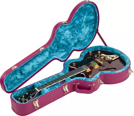 Limited Edition Abbey Road Studiomatic Hollow Body Electric Guitar with Bigsby - Classic Walnut Stain