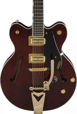 Limited Edition Abbey Road Studiomatic Hollow Body Electric Guitar with Bigsby - Classic Walnut Stain