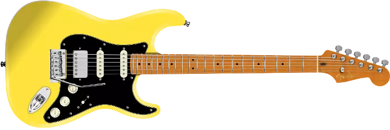 Limited Edition American Ultra II Stratocaster HSS, Roasted Maple Fingerboard - Graffiti Yellow